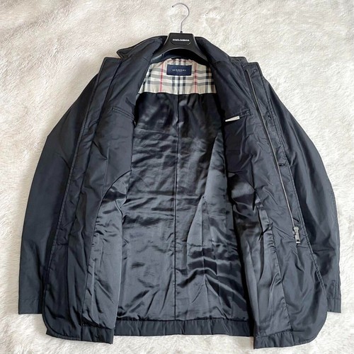 Burberry LONDON giacca nylon cappotto corto taglia L colore nero uomo moda esterno