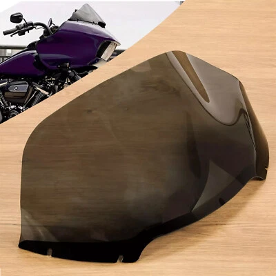 14" Sport Flare Smoke Front Windshield For Harley Road Glide CVO FLTRX 15-24 22 - Image 1 of 4