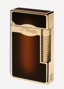 S.T. Encendedor Dupont LeGrand Atelier Sunburst laca marrón, 23012, nuevo en caja - Imagen 1 de 7
