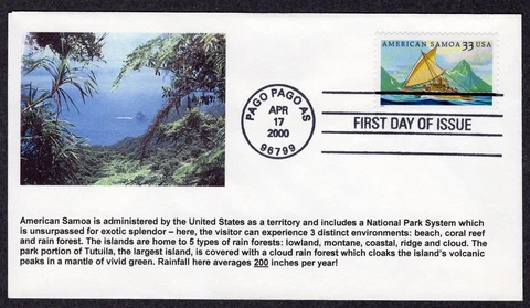 2000 American Samoa (Scott 3389) - Unknown-Maker FDC OS431 Cover