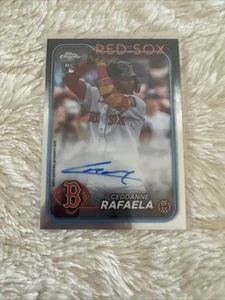 2023 TOPPS CHROME CEDDANNE RAFAELA RC AUTO AUTOGRAPH RED SOX (B) - Imagen 1 de 5