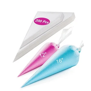 200 Stück Spritzbeutel 12 & 16 Zoll, Dicke Einweg Gebäck & Frosting Beutel Ameisen... - Bild 1 von 6