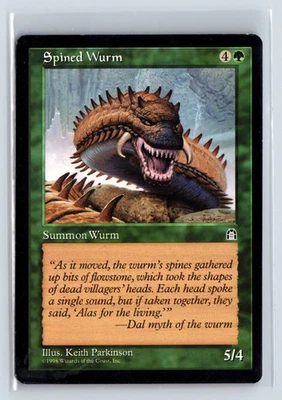 (8X) Spined Wurm Stronghold Common – MTG Magic the Gathering Card - Image 1 of 4