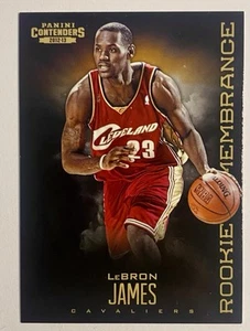 2012-13 Panini Contenders LeBron James Rookie Remembrance #8 Cleveland Cavaliers - Picture 1 of 2