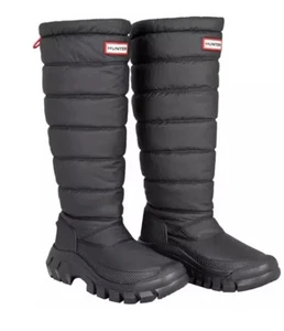 Hunter Intrepid hohe Damen-Schneestiefel schwarz wasserdicht Größe 9 - Bild 1 von 7
