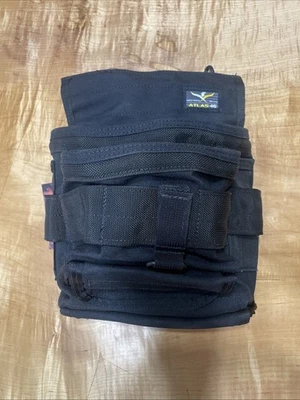 Atlas 46 AIMS Screw and Nail Attachment Tool Pouch V2 BLACK NWT Made In USA