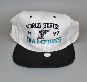Florida Marlins 1997 World Series Champions Snapback Cap Hat - Picture 1 of 4