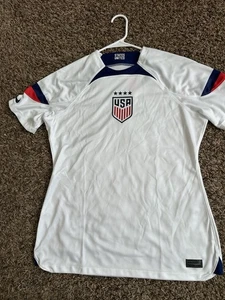 Camiseta de fútbol Nike Estados Unidos para mujer USMNT Copa Mundial DN0778-102 talla grande - Imagen 1 de 6
