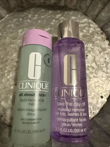 Take The Day Off Makeup Remover by Clinique 6.7oz & All About Clean 6.7oz!! - Picture 1 of 2