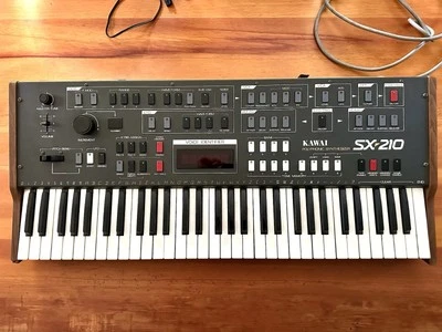 Super Rare Kawai SX-210 Synthesizer Clean Needs Work Sold As Is - Image 1 of 4