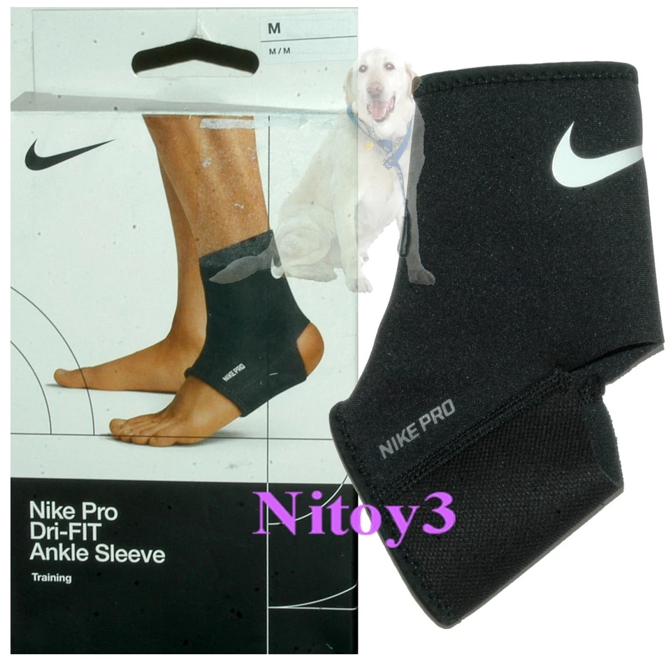 Nike Pro Dri-Fit Ankle Sleeve Unisex Medium(ankle girth): 8.5-9” SINGLE - Image 1 of 1