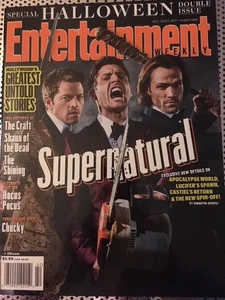 ENTERTAINMENT WEEKLY SUPERNATURAL JENSEN ACKLES JARED PADALECKI MISHA COLLI 2017 - Picture 1 of 1