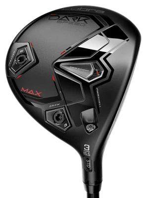 New Cobra Golf LH DARKSPEED Max Fairway Wood 15.5* #3 Regular Flex [Lin-Q M4OX