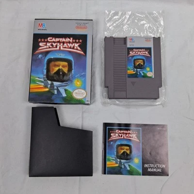 Captain Skyhawk (Nintendo NES, 1989) CIB Complete with Manual Tested Clean - Image 1 of 4