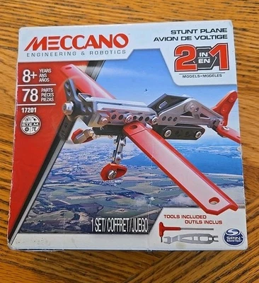 Meccano Maker Systems Stunt Plane Construction Set #17201 - Image 1 of 3