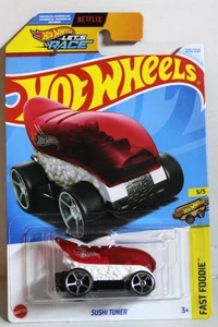 Sintonizador de sushi Hot Wheels 2024 Fast Foodie 5/5 225/250 blanco y rojo - Imagen 1 de 2