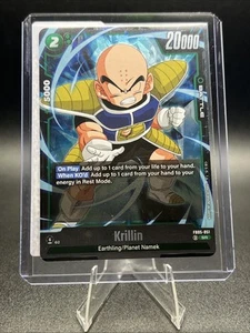 Dragon Ball Super Fusion World Nueva Aventura Krilin FB05-51 (SR) Paquete Fresco - Imagen 1 de 1