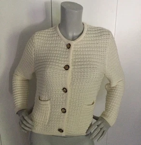 Ba&sh Gaspard Off White Creme Strickjacke Größe 2 - Bild 1 von 13