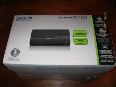 NEW SEALED Epson WorkForce ES-C220 Color Document Scanner - Image 1 of 4