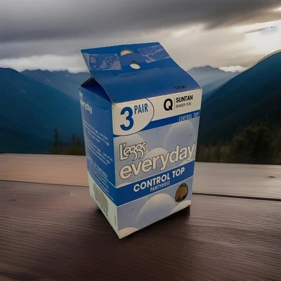 Leggs Everyday Control Top Pantyhose Size Q Off Black 3 Pair Pack - Image 1 of 4