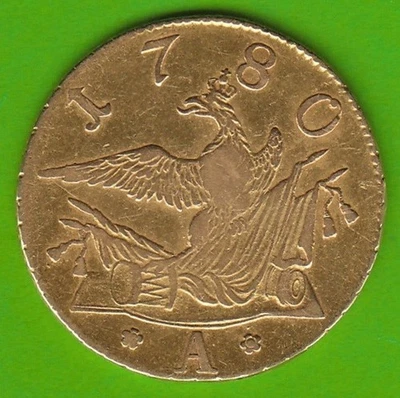 Moneda Oro Prusia Federico D ́ O 1780 A Muy Fina nswleipzig Foto 1 de 3