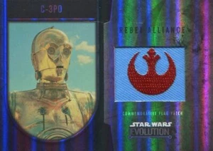 Star Wars Evolution 2016 Bronze Patch Card [170] C-3PO - Rebel Alliance - Picture 1 of 1