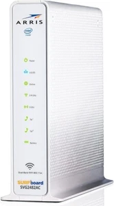 ARRIS SURFboard SVG2482AC DOCSIS 3.0 Modem e Router WiFi - Bianco - Foto 1 di 4