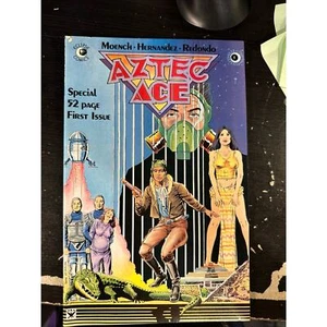 No. 1 & 2 Aztec Ace Eclipse Comics 1984 March April First Issue Comic Book - Picture 1 of 8