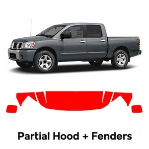 Hood Precut PPF Paint Protection Film For Nissan Titan 2004-2007 - Picture 1 of 8