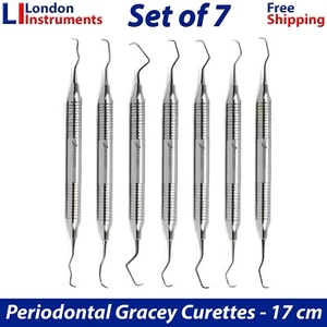 Instrumentos quirúrgicos médicos dentales periodontales de planificación de raíces Gracey Cureetes - Imagen 1 de 8