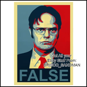Kühlschrankspaß Kühlschrankmagnet DAS BÜRO: DWIGHT SCHRUTE "FALSCH!" version D - Bild 1 von 4