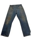 Vintage Levis 501Xx Jeans Grungy Button Fly 33X31  Fits 31X28