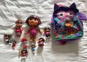 Dora the Explorer Spielzeug Konvolut Figuren und Rucksack - Bild 1 von 9