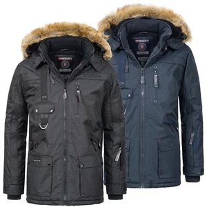 Geographical Norway Herren Parka Outdoor Funktionsjacke Sehr Warm Winter Jacke - Bild 1 von 9