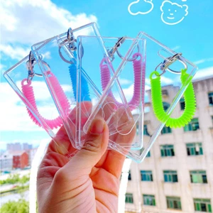 Acrylic Transparent Card Holder Wristband Card Holder ID Card Case DIY /a - Picture 1 of 19
