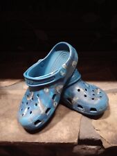 Crocs Shark Blue Juvenile 2 Shoes, Great Used Condition