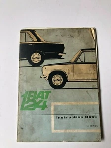 FIAT 124 SEDAN & STATION WAGON OWNERS INSTRUCTION BOOK 5th Edition - Picture 1 of 12