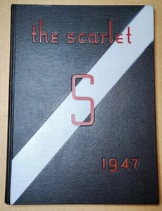 The Scarlet S 1947 Whippets Senior Class of Shelby Ohio Highschool Yearbook - Bild 1 von 17
