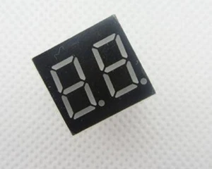 50pcs 2bit 2 bit Common Anode Digital Tube 0.36" 0.36in. Red LED Digit 7 Segment - Imagen 1 de 2