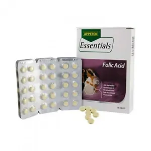 APPETON Essentials Folic Acid 400mg For Pregnancy 90's DHL EXPRESS - Picture 1 of 2