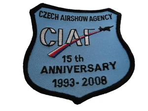 Aufnäher  der   Czech Airshow  CIAI  15th anniversary 1993-2008  ca 8,5 cm - Picture 1 of 1