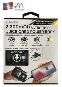 Ultra-thin Portable External Battery Power Bank Mobile Charger iPhone, Android.. - Picture 1 of 11