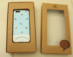 iPhone 6 6s case cover (cute pet puppie dog jumping and chasing bones) - Zdjęcie 1 z 5