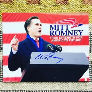 Mitt Romney signed Autogramm 8x10 Foto USA MA Präsident 2012 - Bild 1 von 1