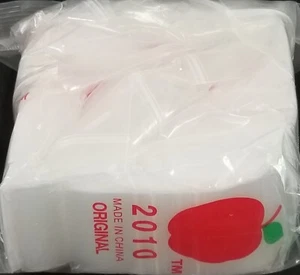 2010 Original Apple Bags 2" x 1" Reclosable 1,000 Baggies CLEAR - Picture 1 of 1