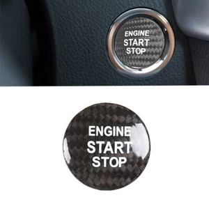 Carbon Fiber Engine Start Stop Switch Button Trim For Lexus IS ES GS NX RX LX NX - Picture 1 of 11