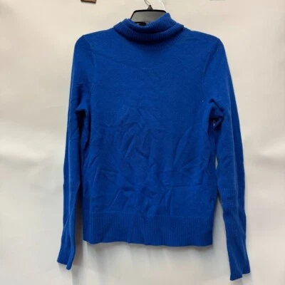 Aqua Cashmere Womens M Electric Blue Turtleneck Long Sleeve Sweater NWT N24 - Image 1 of 4