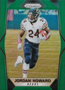 2017 - Panini Prizm - Prizms - Verde - Tarjeta #97 - Jordan Howard - Chicago Bears - Imagen 1 de 4