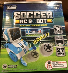 X/B Soccer RC Robot A Kick Off To Robot Games 4 Directional Control Blue - Picture 1 of 5