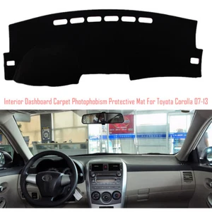 Interior Dashboard Carpet Sun Shade Protective Pad Cover For Toyota Corolla 07+ - Picture 1 of 9